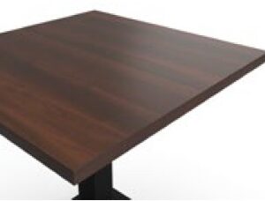 Kavinės stalas Alfa Melamine su LMDF stalviršiu 80×80