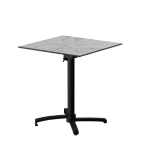 Kavinės stalas Cross Comfort HPL juoda koja