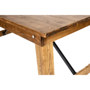 Bankietinis stalas drewniany Country 200x100cm – bankietinis stalas