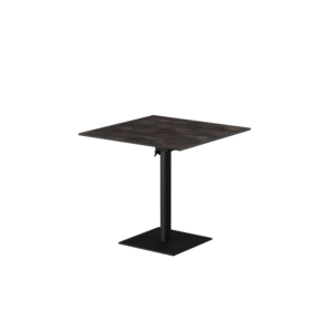 stabilus bistro stalas su sunkia metaline koja
