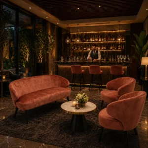 Lounge krėslas MARGARITA Varinis