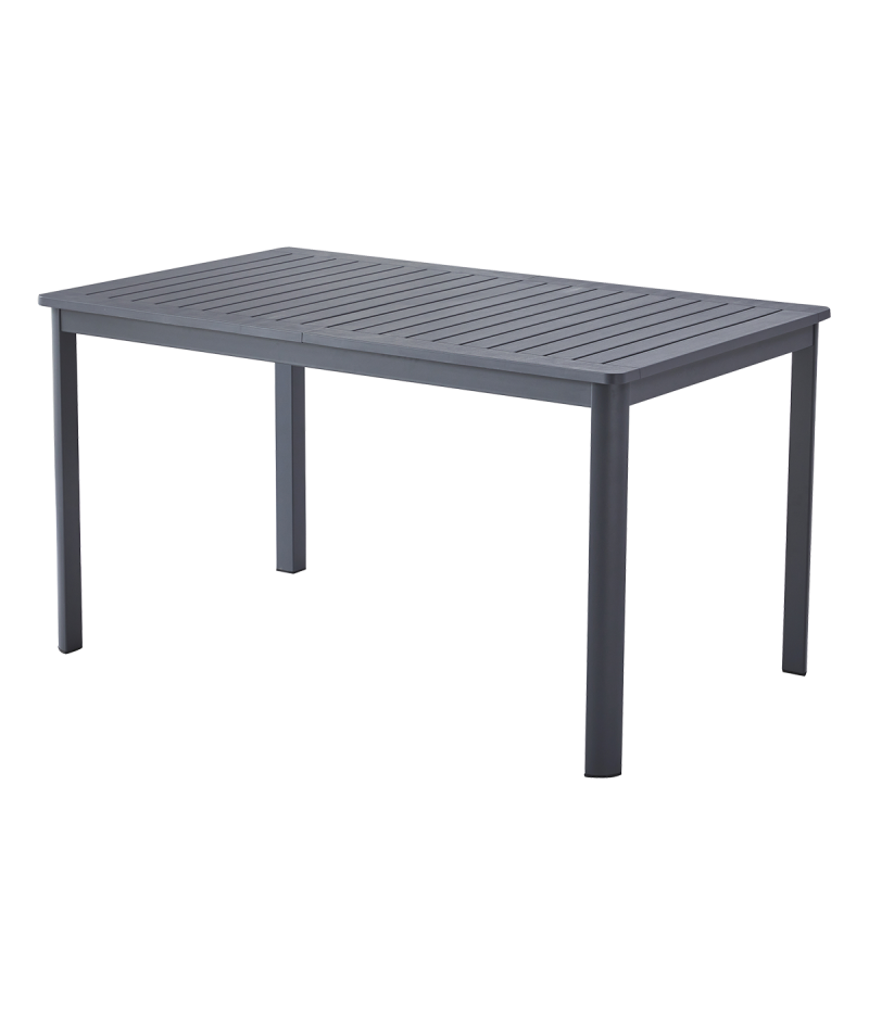 lauko stalas terrazza 140x85 tamsiai pilkas