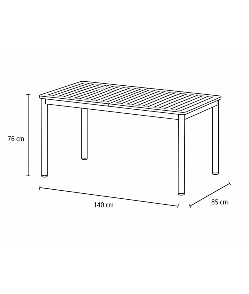 lauko stalas terrazza 140x85 tamsiai pilkas2
