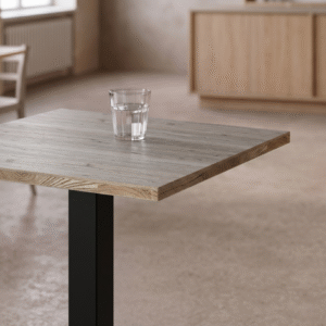 Kavinės stalas Giza su laminato stalviršiu 68x68