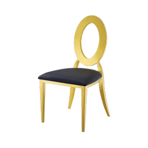 Kėdė Glamour Tap auksinė-juoda