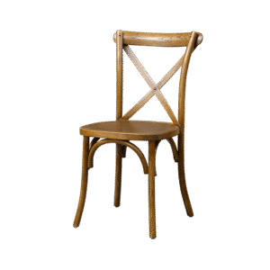 Medinė kėdė Cross-Back Wood Tamsi