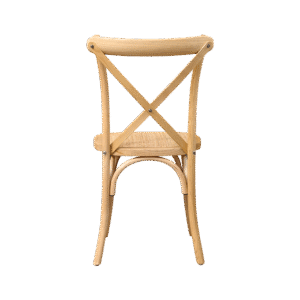 Medinė kėdė Cross-Back Wood Rattan natūrali