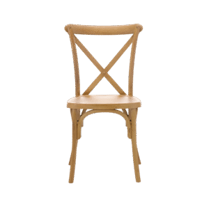 Kėdė Cross-Back iš polipropileno natūrali