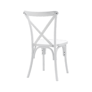 Kėdė Cross-Back Polywood balta