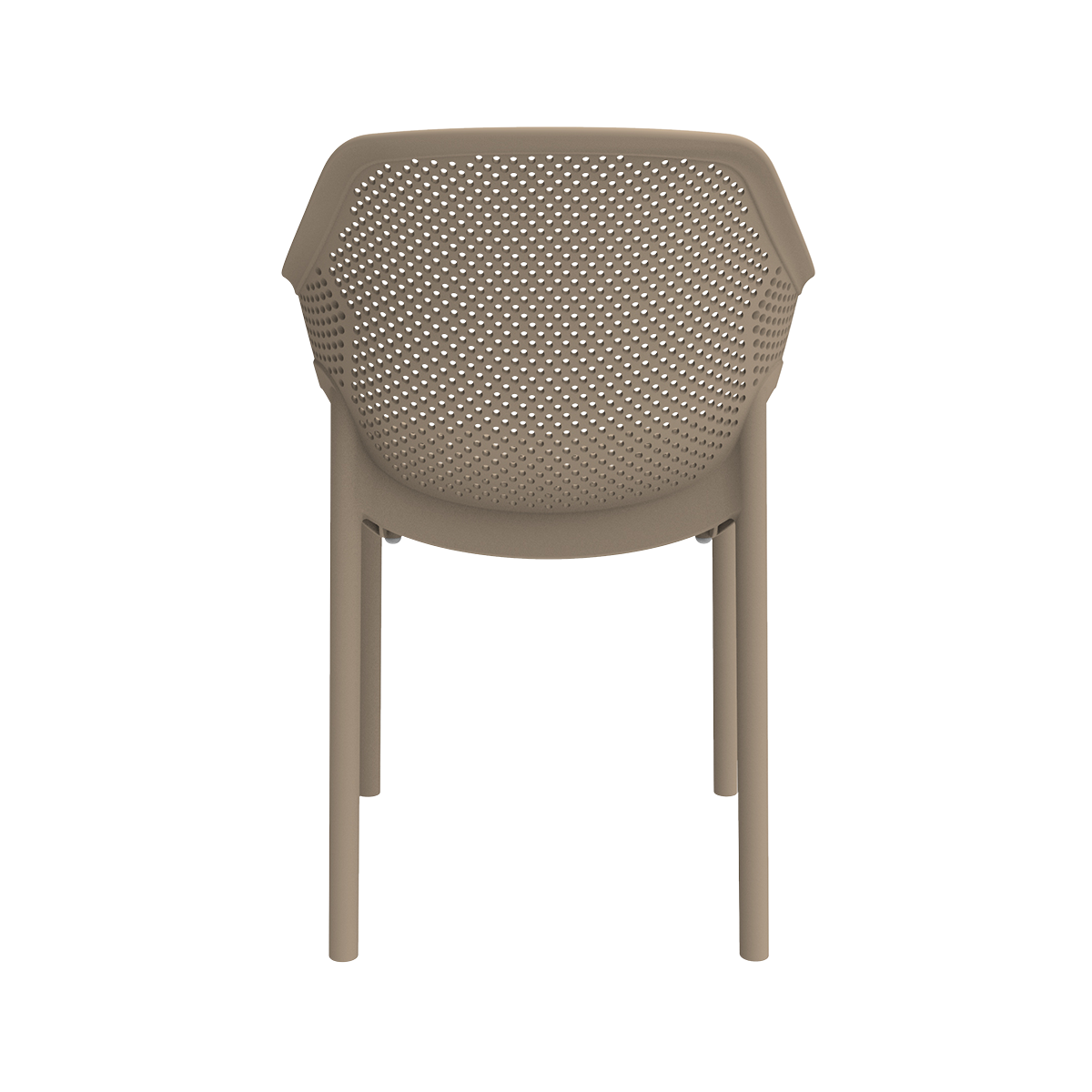 Plastikinė kėdė Aero smėlio spalvos - detalė 3