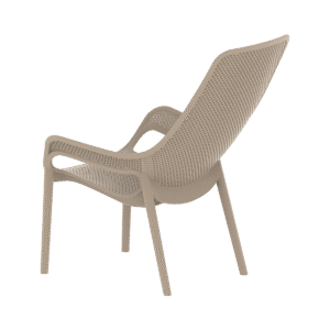 Plastikinė kėdė Aero Lungo smėlio spalvos - detalė 3