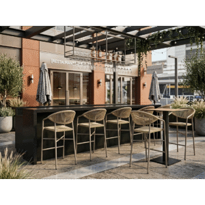 Baro kėdė Cesare Bar smėlio spalvos - detalė 5