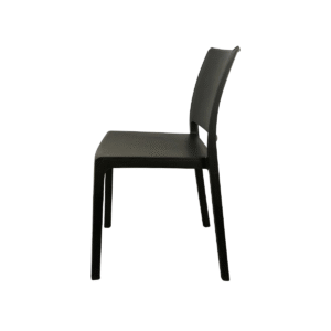 Plastikinė kėdė Vento juodos spalvos - detalė 2