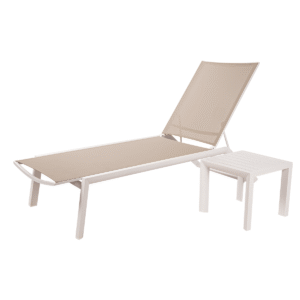 Aliumininis gultas Riviera smėlio spalvos - detalė 6