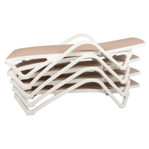 Plastikinis gultas Marina smėlio spalvos - detalė 5
