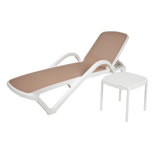 Plastikinis gultas Marina smėlio spalvos - detalė 7